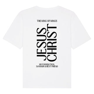 King Jesus Christ Oversized Shirt BackPrint, Rueckansicht