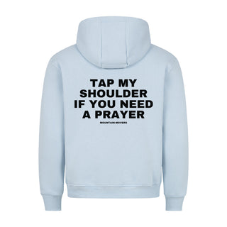 Tap my Shoulder Hoodie BackPrint, Vorderansicht