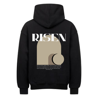 Risen Matthäus 28,6 Oversized Hoodie BackPrint