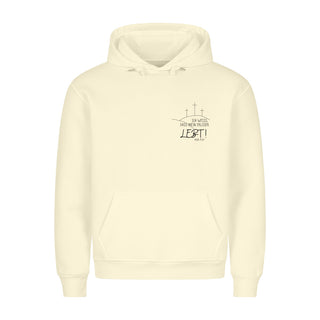 Mein Erlöser lebt minimalistic Hoodie, Rueckansicht