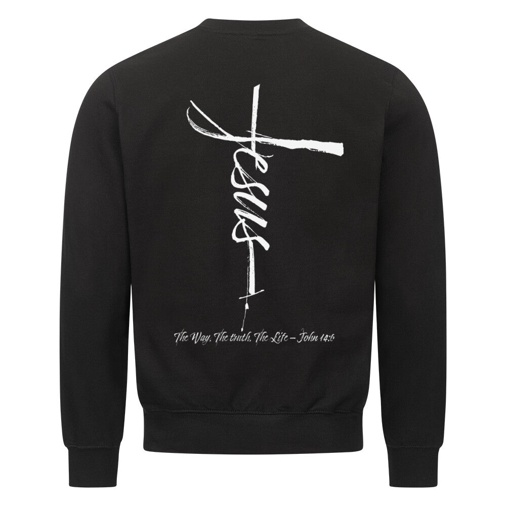 Jesus Cross Sweatshirt BackPrint, Motivdetail