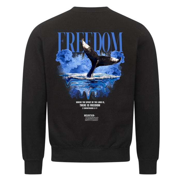 Freedom streetwear sweatshirt met rugprint