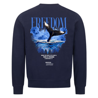 Freedom Streetwear Sweatshirt BackPrint, Motivdetail