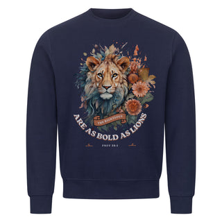 Bold as Lions Sweatshirt Frontprint, Motivdetail