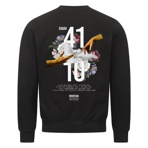 Isaiah 41:10 Sweatshirt Backprint