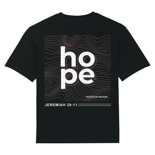 Hope Jeremiah 29:11 Oversized Shirt BackPrint, Motivdetail