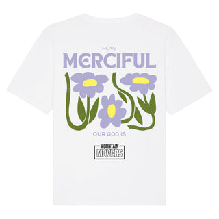 How merciful Oversized T-Shirt BackPrint, Nahaufnahme