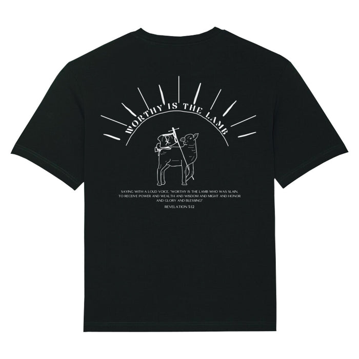 Worthy is the lamb Oversized Shirt BackPrint