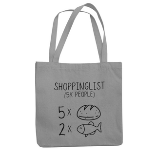 Shoppinglist Premium Tragetasche Detailansicht, Mountain Movers christliche Streetwear