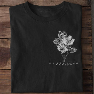 Artist Shirt für Frauen Vorderansicht, Mountain Movers DACH