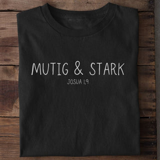 Mutig und Stark Shirt Vorderansicht, Mountain Movers DACH