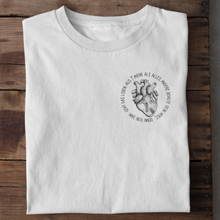 Herz behüten T-Shirt getragen, Mountain Movers christliche Mode