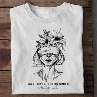 Trusting God T-Shirt Flatlay, Mountain Movers