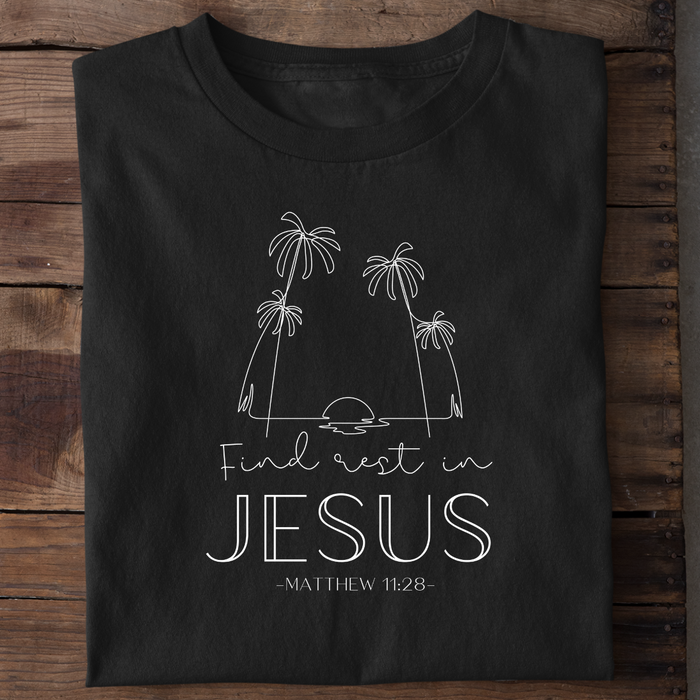 RUST LINEART T-SHIRT