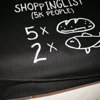 Shoppinglist Premium Tragetasche Detailansicht, Mountain Movers christliche Streetwear