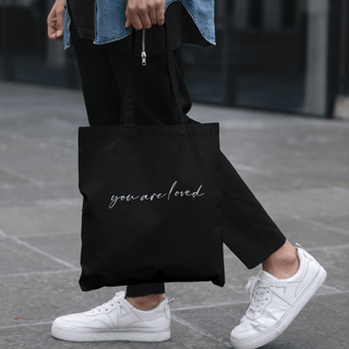 You are loved Tragetasche Lifestyle, Mountain Movers christliches Design