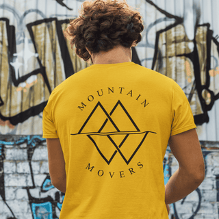 Logo Backprint Shirt Detail, Mountain Movers christliches Design