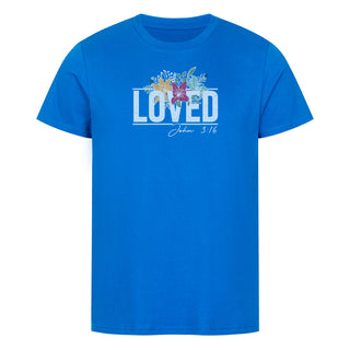 Loved John 3,16 T-Shirt Detail Bio-Baumwolle