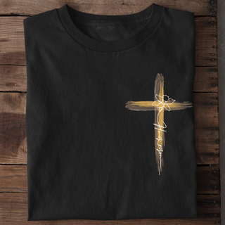 He is Risen - Narzisse T-Shirt Variante, Mountain Movers christliches Design